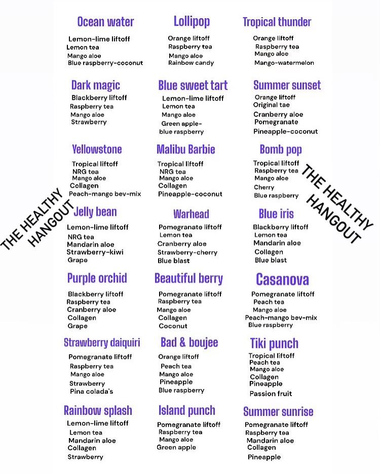 The Healthy Hangout Menu image 1