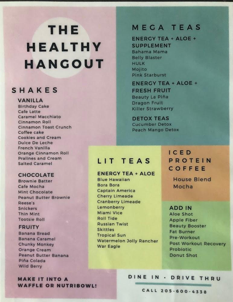 The Healthy Hangout Menu image 3