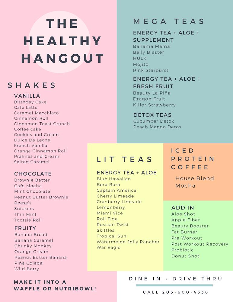The Healthy Hangout Menu image 4